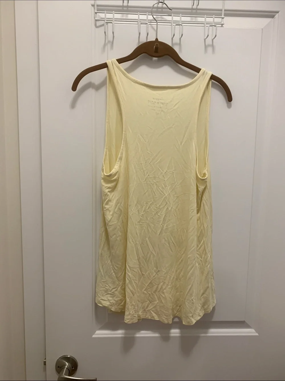 torrid Lightweight Scoop Neck Tank in Pale Yellow - Picture 3 of 4